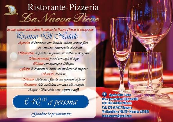 Ristorante Pizzeria La Nuova Pieve Manerba NATALE